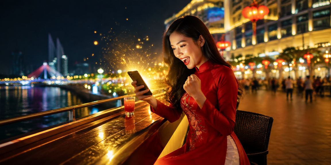 Người dùng tại Đà Nẵng xem thông tin cá cược thể thao và thanh toán trực tuyến trên điện thoại