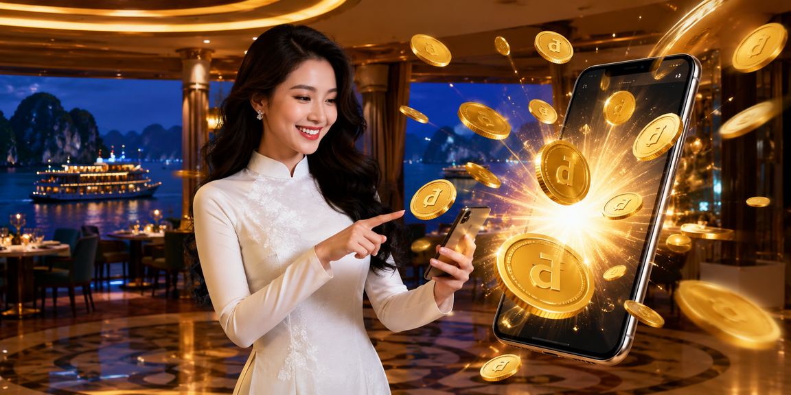 Phụ nữ Việt Nam trong trang phục áo dài tại Hạ Long – biểu tượng trải nghiệm giải trí văn hóa trực tuyến